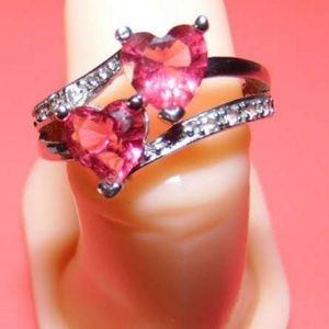 ♥Double Hearted Pink Amethyst ♥